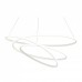 Lustra alba din metal cu LED Nola Pendant Rings Lustra alba din metal cu LED Nola Pendant Rings