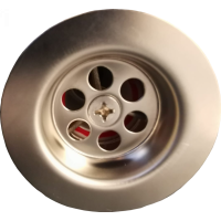 Sifon PP flexibil cu racord metalic si ventil pentru chiuveta gradină PE