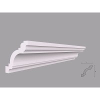 Bagheta de colt / cornisa BC02 dimensiune 80x80x2000mm