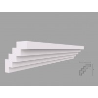 Bagheta de colt / cornisa BC08 dimensiune 90x90x2000mm