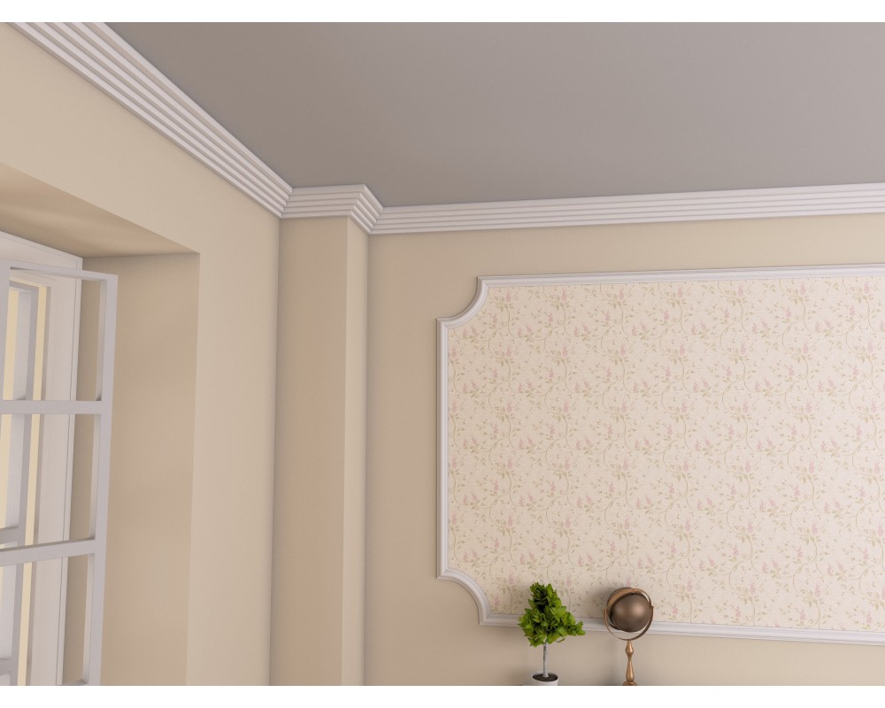 Bagheta de colt / cornisa BC08 dimensiune 90x90x2000mm