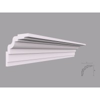 Bagheta de colt / cornisa BC13 dimensiune 80x80x2000mm