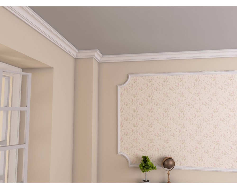 Bagheta de colt / cornisa BC02 dimensiune 80x80x2000mm