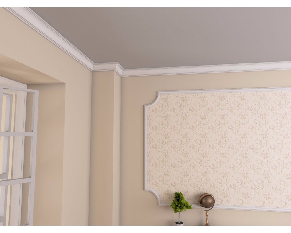 Bagheta de colt / cornisa BC03 dimensiune 75x50x2000mm