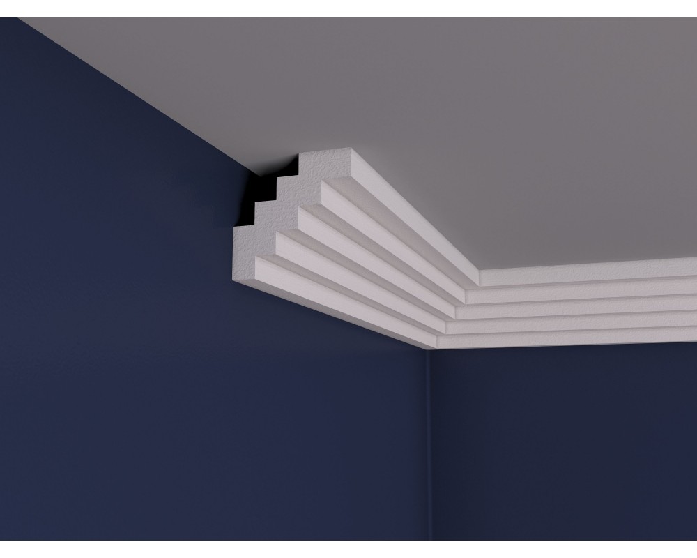 Bagheta de colt / cornisa BC08 dimensiune 90x90x2000mm