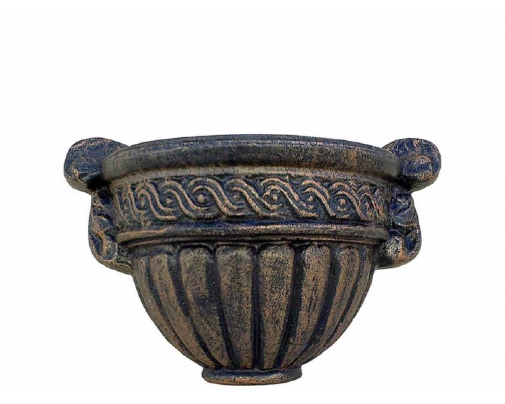 Ghiveci PE clasic, prindere perete, imitație piatră, model Roma, decoratiuni terasa