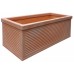 Ghiveci PE modern, dreptunghiular, imitație ceramică, model LINE XL, decoratiuni terasa