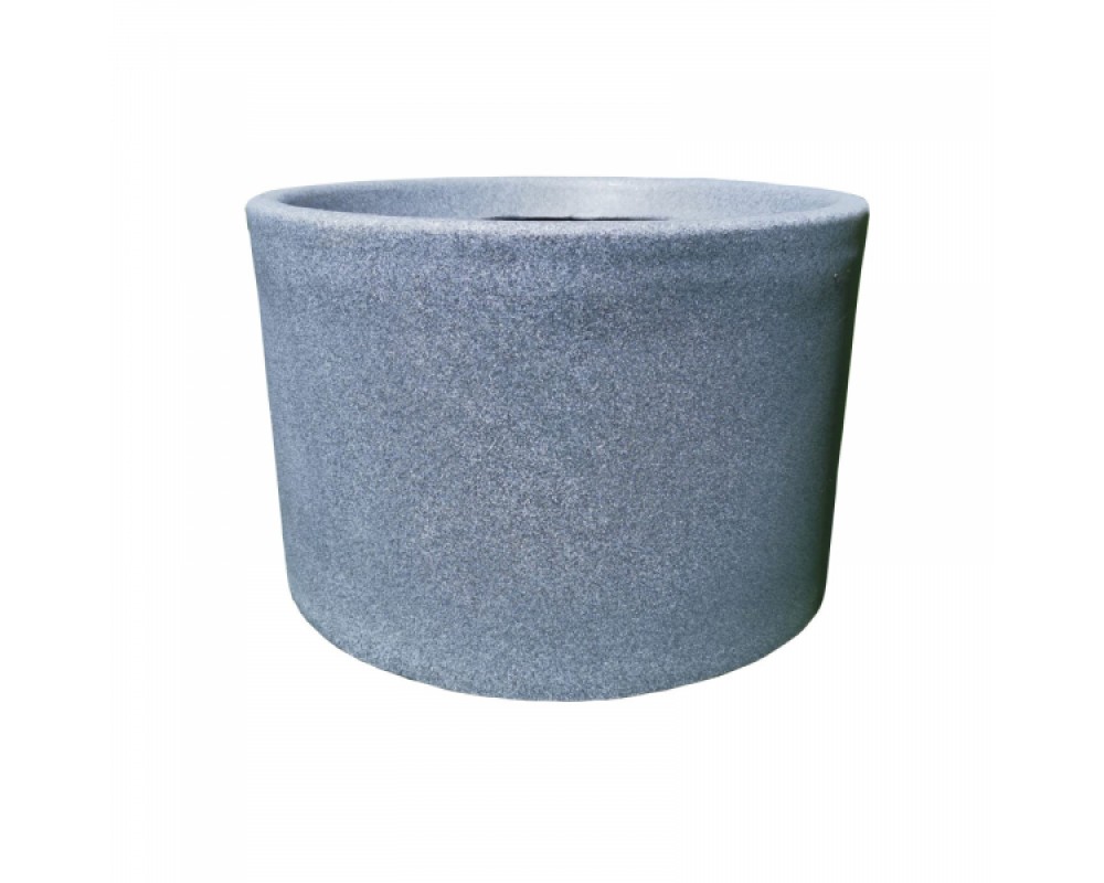 Ghiveci PE modern, rotund, imitație granit, model BLUES M