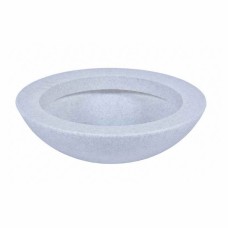 Ghiveci PE minimalist, rotund, imitație granit, model BALLET 600