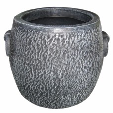 Ghiveci PE vintage, rotund, imitație piatră, model STONE XL