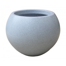 Ghiveci PE modern, rotund, imitație granit, model SWING S