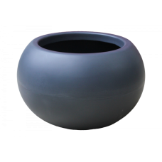 Ghiveci PE modern, rotund, imitație granit, model SWING LOW S